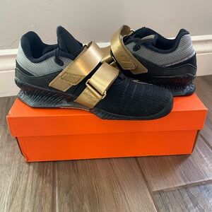 Nike Romaleos 4 Black Gold Olympic Weightlifting Shoe Box NOT Included Men’s 7.5